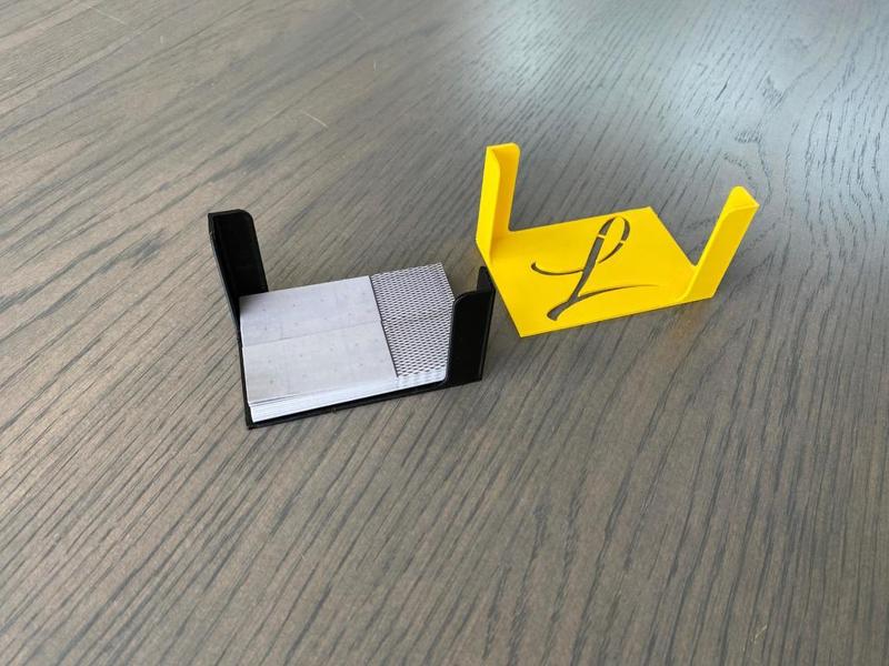 Business Card Holder with Space for Logo