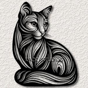 cat wall art kitty wall decor kitten decoration
