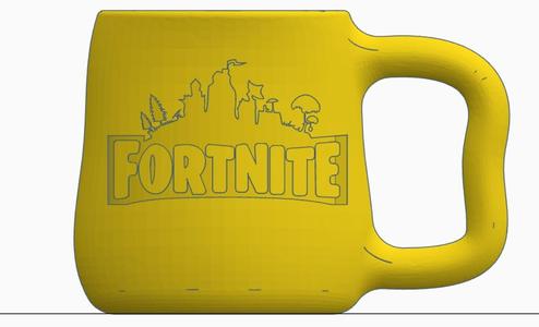 Taza Fornite bajorrelieve
