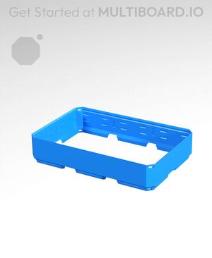 3x2x0.5 - Simple Walls - Universal Click-In Multibin Shell Extension