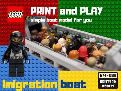 Lego Imigration boat