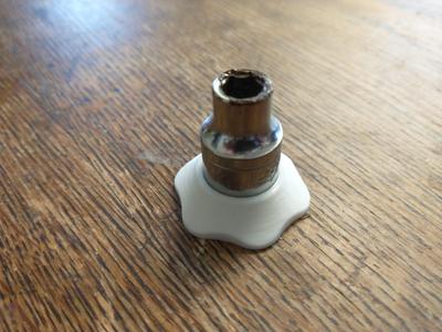Finger Knob 3/8" Socket Wrench