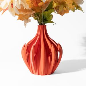 The Veno Vase, Modern and Unique Home Decor for Dried and Preserved Flower Arrangement  | STL File