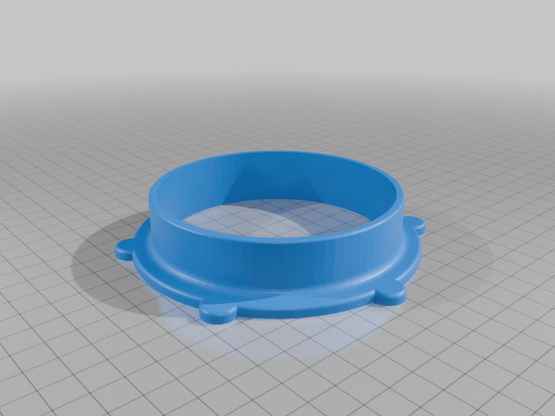 Magnetic venting duct bracket for Tinkerer4000&#039;s Mono M5S adaptation