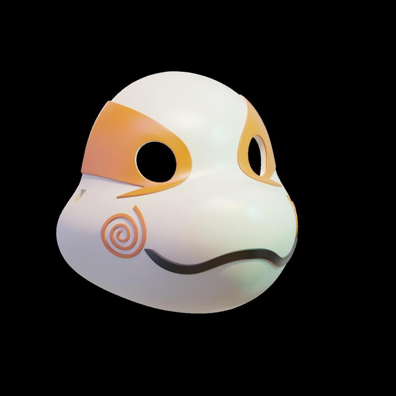 Michaelangelo Anbu Mask TMNT x Naruto