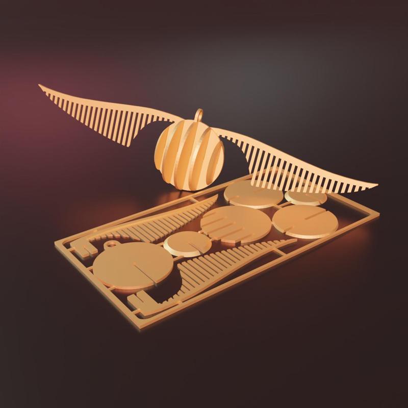 Christmas Ornament Snitch Kit Card