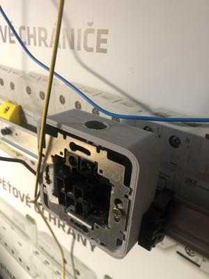 abb installation box for din rail