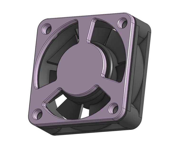 4010 Fan Cover with 3 Legs