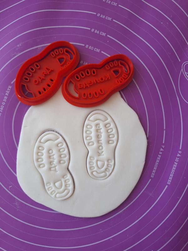 Santa Claus Steps - Cookie cutters and stamps