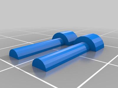 Colored pencil holder pin