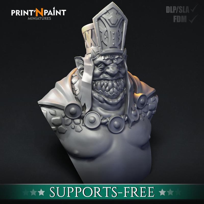Demonic Priest Bust