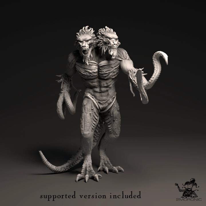 Demogorgon the Prince of Demons (3 inch/75 mm base, 5+ inch/125+ mm height miniature)