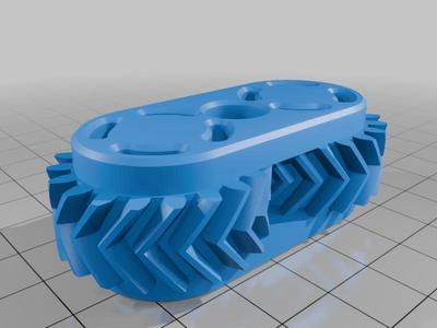 Herring Bone Gear Spinner
