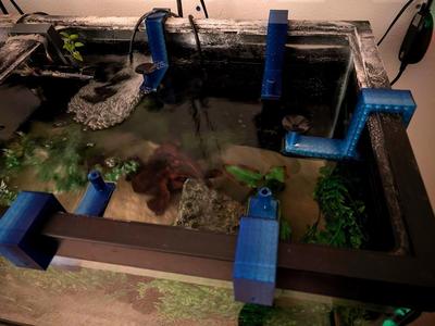 75 Gallon Aquarium Extensions Above Tank Turtle Basking Area