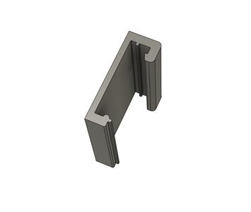 Double T-Slot clip on