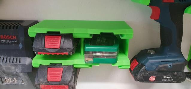 Bosch 18 V Battery Mount print-in-place