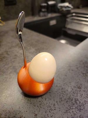 Egg Holder with Spoon