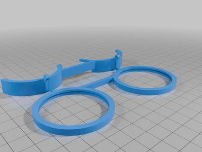 Frame Shades v2 - flip-up sunglasses for brilliant frame