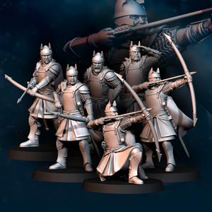 6x High Human Archer | High Humans | Davale Games | Fantasy