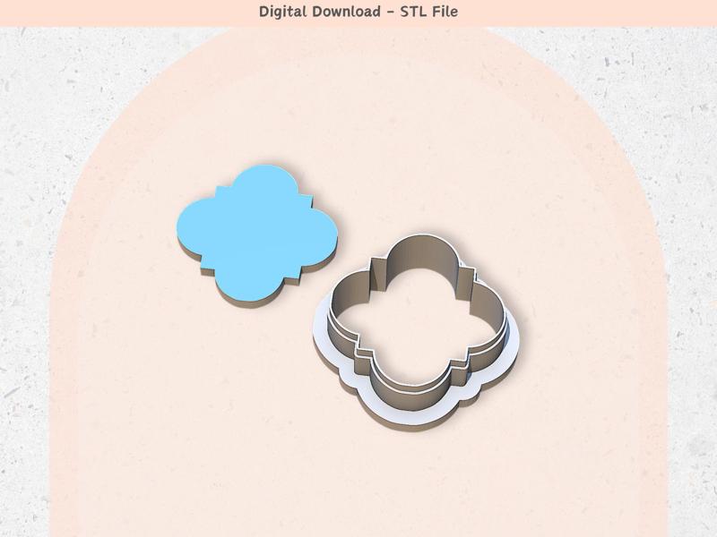 Frame 03 Clay Cutter for Polymer Clay | Digital STL File | Clay Tools | 7 Sizes Clay Cutters