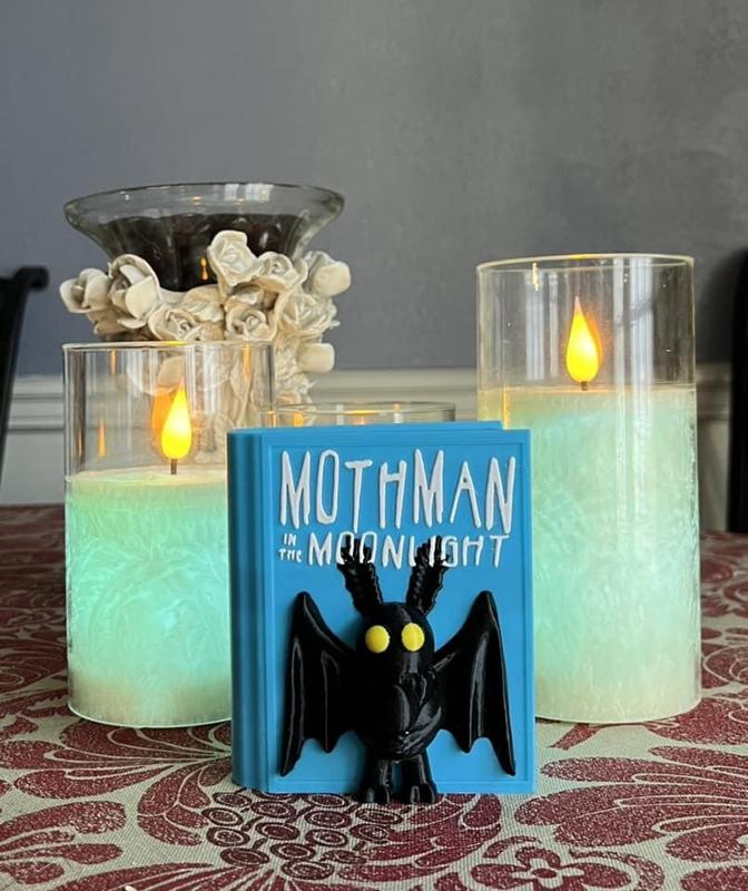 Mothman In The Moonlight Painted