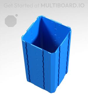 2x2x4 - Full Multipoint Rail - Universal Click-In Multibin Shell Extension