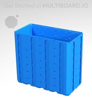4x2x3.5 - Topped Multipoint Rail - Multibin Shell