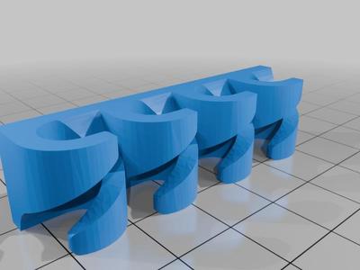 4x USB Cable holder 2 screw holes