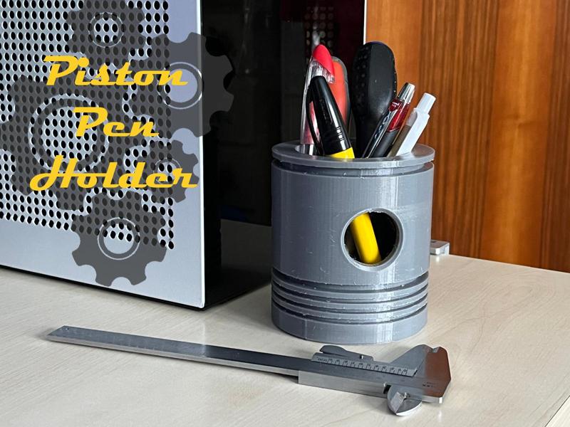 Piston penholder