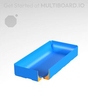 2x4x0.75 - Full Curved Bin - Multibin Insert