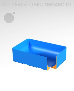 3x2x1 - Full Curved Bin - Multibin Insert