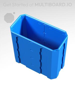 2x1x2 - Topped Multipoint Rail - Pop-In Multibin Shell Extension