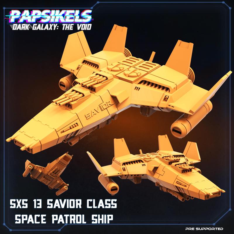 DARK GALAXY THE VOID - SXS 13 SAVIOR CLASS SPACE PATROL SHIP