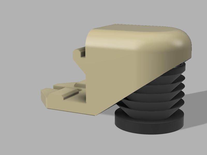 Low-profile Bambu Lab Anti-Vibration Feet for Prusa MK4