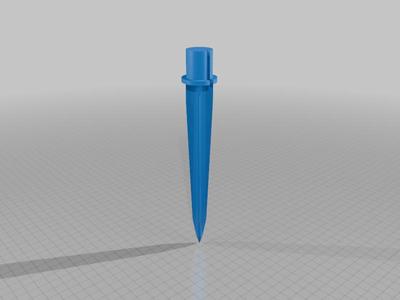 Solar path light stake