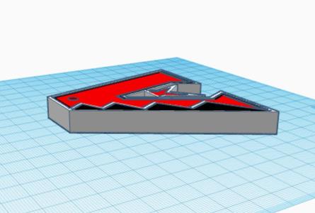 D-Backs logo keychain