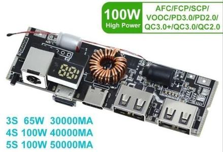 DIY 18650 Power bank  3S 4S 5S