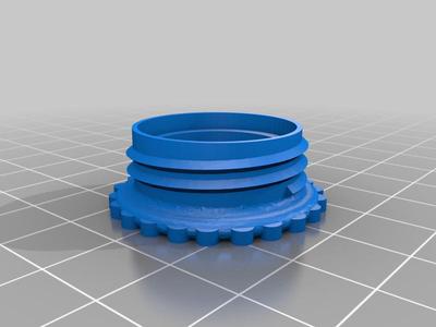 Pill / Geocache container using a Soda bottle lid as the cap