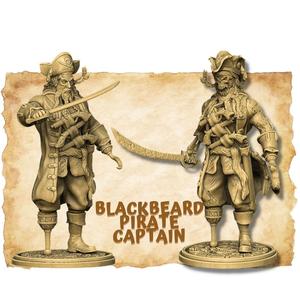 Blackbeard Pirate Pre and Post Cursed Forms