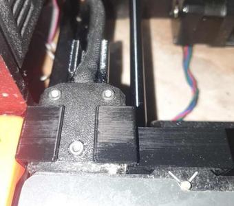 Support for Prusa i3 Mk3x Heat bed cable