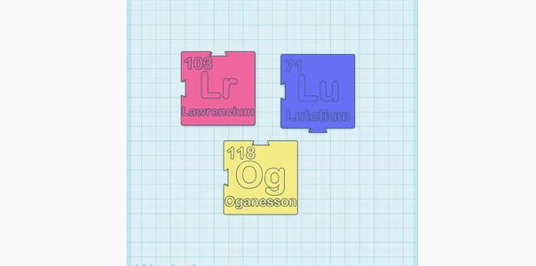 Periodic Table - Fixed Elements