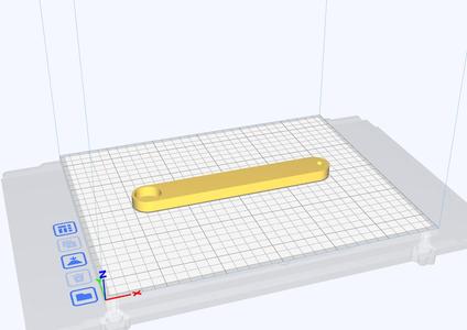 a sharpener with a 25x10 magnet