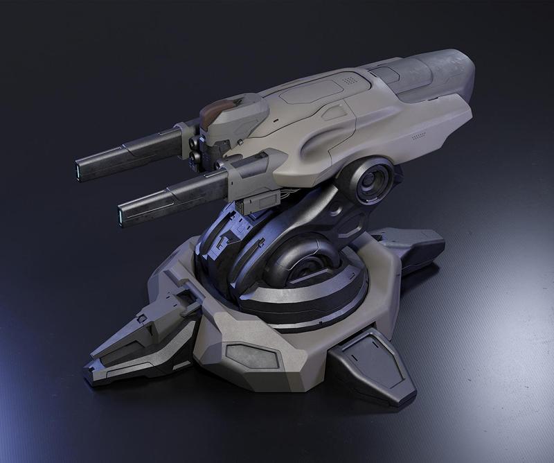 Alien Defense Turret (Terrain Objective)