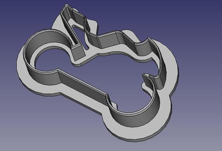 Motorcycle Cookie cutter