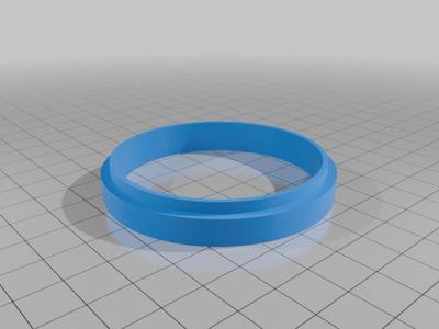 center wheel ring 65,1, with center hole 57,1