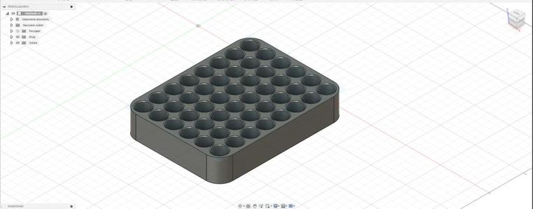 Holder for 48x18650 cells