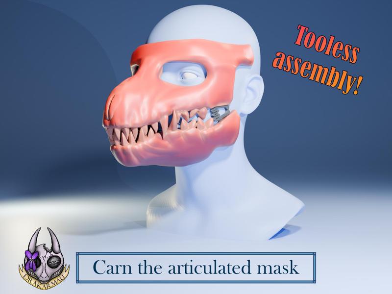 Carn the articulated mask
