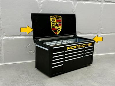 Lid - Porsche Inspired desk toolbox organizer pen