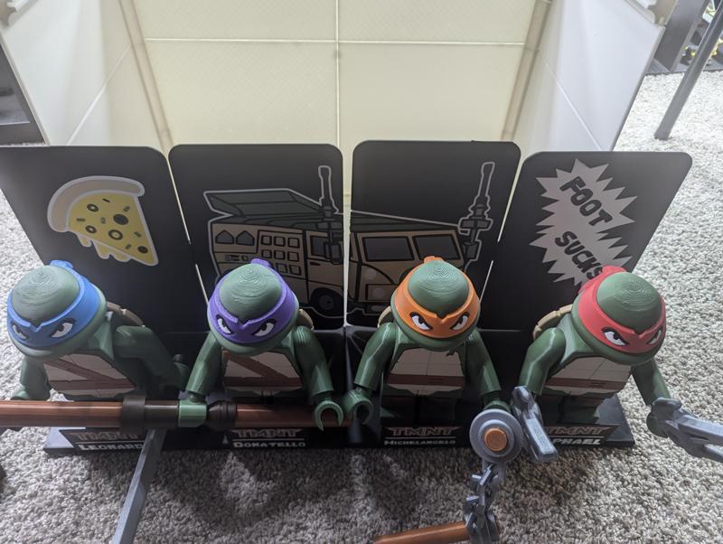 Turtle Group Van Backer Diorama