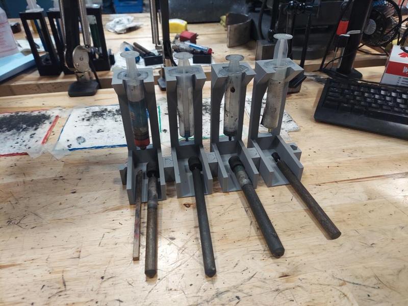 Diamond paste holder/felt holder  